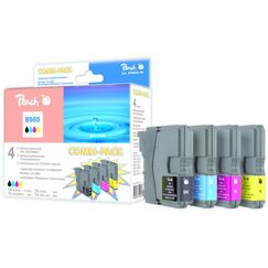 Peach B985 bk, c, m, y Spar Pack Tintenpatronen
