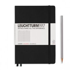 Leuchtturm 4315928 Notizbuch A5 251 Blätter Schwarz