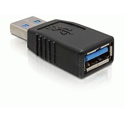 DeLOCK USB 3.0-A Adapter USB-A Schwarz