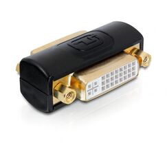DeLOCK 65225 Kabeladapter DVI Schwarz, Gold