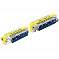DeLOCK 65482 Kabeladapter Sub-D 25 Blau, Silber, Gelb