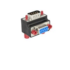 DeLOCK 65595 Kabeladapter Sub-D 9p Schwarz, Blau, Rot, Silber