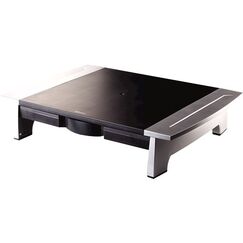 Fellowes Office Suites 71,1 cm (28") Tisch/Bank Schwarz, Silber