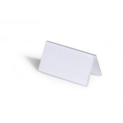 Durable 805119 Nicht-metallisches Namensschild Transparent PVC