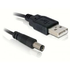 DeLOCK Cable USB Power Schwarz 1 m USB A