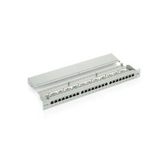 Equip 24-Port Cat.5e Geschirmtes Patch Panel, hellgrau
