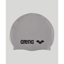 Arena Classic Silicone Cap Schwarz, Silber
