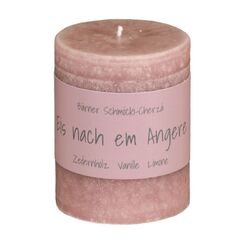 Schulthess Kerzenhandwerk 34.70075.2480 Wachskerze Rund Zedernholz, Limette, Vanille Pink 1 Stück(e)