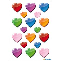 HERMA Sticker Bunte Herzen