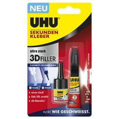 UHU Sekundenkleber 3D filler 11g