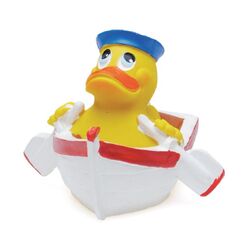 Lanco 1043 Badeente aus Gummi Mehrfarbig