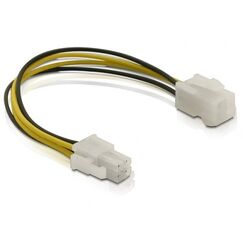 DeLOCK Power cable P4 male/female 0,15 m