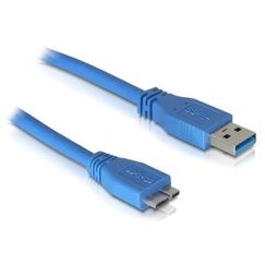 DeLOCK Micro USB 3.0 - 2M USB Kabel USB A 5 Gbit/s Blau