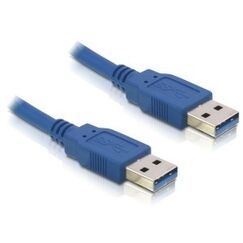 DeLOCK USB 3.0-A male/male - 2m USB Kabel USB A 5 Gbit/s Blau