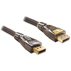 DeLOCK 82772 DisplayPort-Kabel 3 m Anthrazit