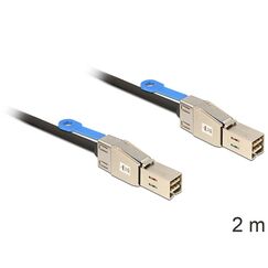 DeLOCK 83395 Serial Attached SCSI (SAS)-Kabel 2 m Schwarz
