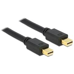 DeLOCK 83473 DisplayPort-Kabel 1 m Mini DisplayPort Schwarz