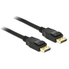 DeLOCK 3m Displayport 1.2a Schwarz
