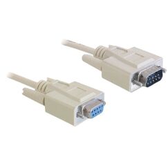 DeLOCK Serielles Kabel D-Sub 9 Stecker zu Buchse 2 m
