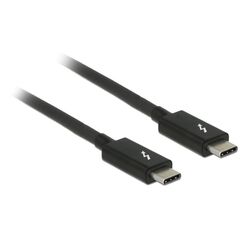 DeLOCK 84845 Thunderbolt-Kabel 1 m 20 Gbit/s Schwarz