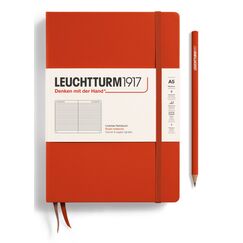 Leuchtturm 367252 Notizbuch A5 251 Blätter Rot