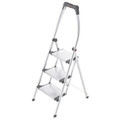 Hailo LivingStep Plus Stufenleiter Aluminium, Schwarz