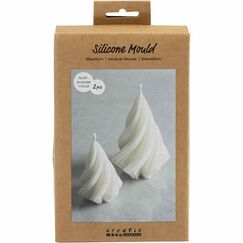 Creativ Company 371190 Form- & Gussverpackung fürs Handwerk Weiß Silikon
