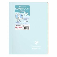 Clairefontaine 376772C Notizbuch A4 160 Blätter Blau, Koralle