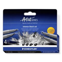 Staedtler 37BK4-99 Fineliner Multi Schwarz 4 Stück(e)