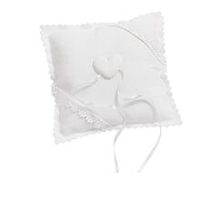 HobbyFun 3859200 Bettkissen Quadratisch 14 x 14 cm Weiß