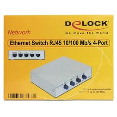 DeLOCK 87588 Netzwerk-Switch Unmanaged Beige