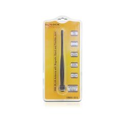 DeLOCK 88413 Netzwerk-Antenne Omnidirektionale Antenne RP-SMA 4 dBi