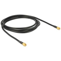 DeLOCK 88892 Koaxialkabel LMR195 2 m SMA Schwarz