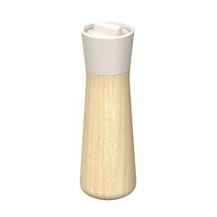 BergHOFF 3950411 Gewürzmühle Pfeffermühle Weiß, Holz