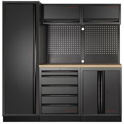 KRAFTWERK 3964A-BLK Garagenschrank Bodenstehend Werkzeuglagerung