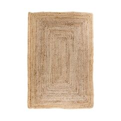 House Nordic 3981161 Teppich Drinnen Bodenmatte Rechteck Jute Natürlich/Natur