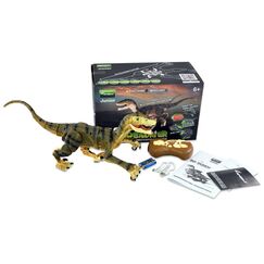 Amewi RC Dinosaurier Velociraptor ferngesteuerte (RC) modell Actionfigur zum Sammeln, Farbe: Braun