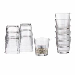 Relaxdays 4052025234454 Kerzenständer Glas Transparent