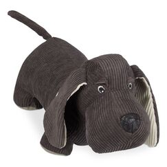 Relaxdays 4052025306137 Türstopper Grau Polyester, Kunstleder