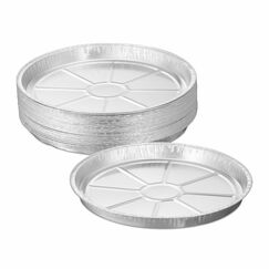 Relaxdays 4052025433673 Einweg-Tablett Silber Aluminium