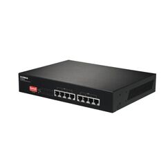 Edimax ES-1008P V2 Netzwerk-Switch Fast Ethernet (10/100) Power over Ethernet (PoE) Schwarz