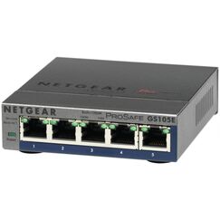NETGEAR GS105E-200PES Netzwerk-Switch Managed L2/L3 Gigabit Ethernet (10/100/1000) Grau