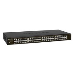 NETGEAR GS348 Unmanaged Gigabit Ethernet (10/100/1000) 1U Schwarz