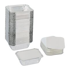 Relaxdays 10050004 Silber Aluminium, Karton