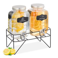 Relaxdays 10050444 Schwarz, Silber, Transparent 8 l