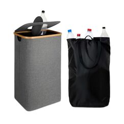 Relaxdays Pfandflaschen Sammelbehälter 100l