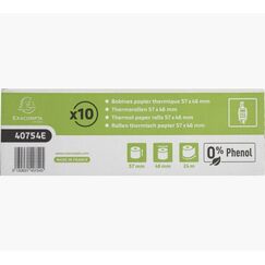 Exacompta 40754E Kassenrolle 30 Stück(e) 55 g/m² 46 mm 24 m