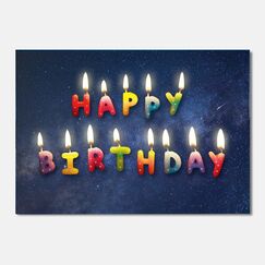 Natur Verlag Happy Birthday Kerzen