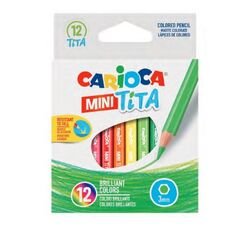 Carioca Mini Tita Grün, Hellgrün, Orange, Pink, Rot, Gelb 12 Stück(e)