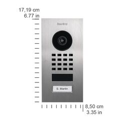 DoorBird D1101V FLUSH-MOUNT Video-Zugangssystem Edelstahl